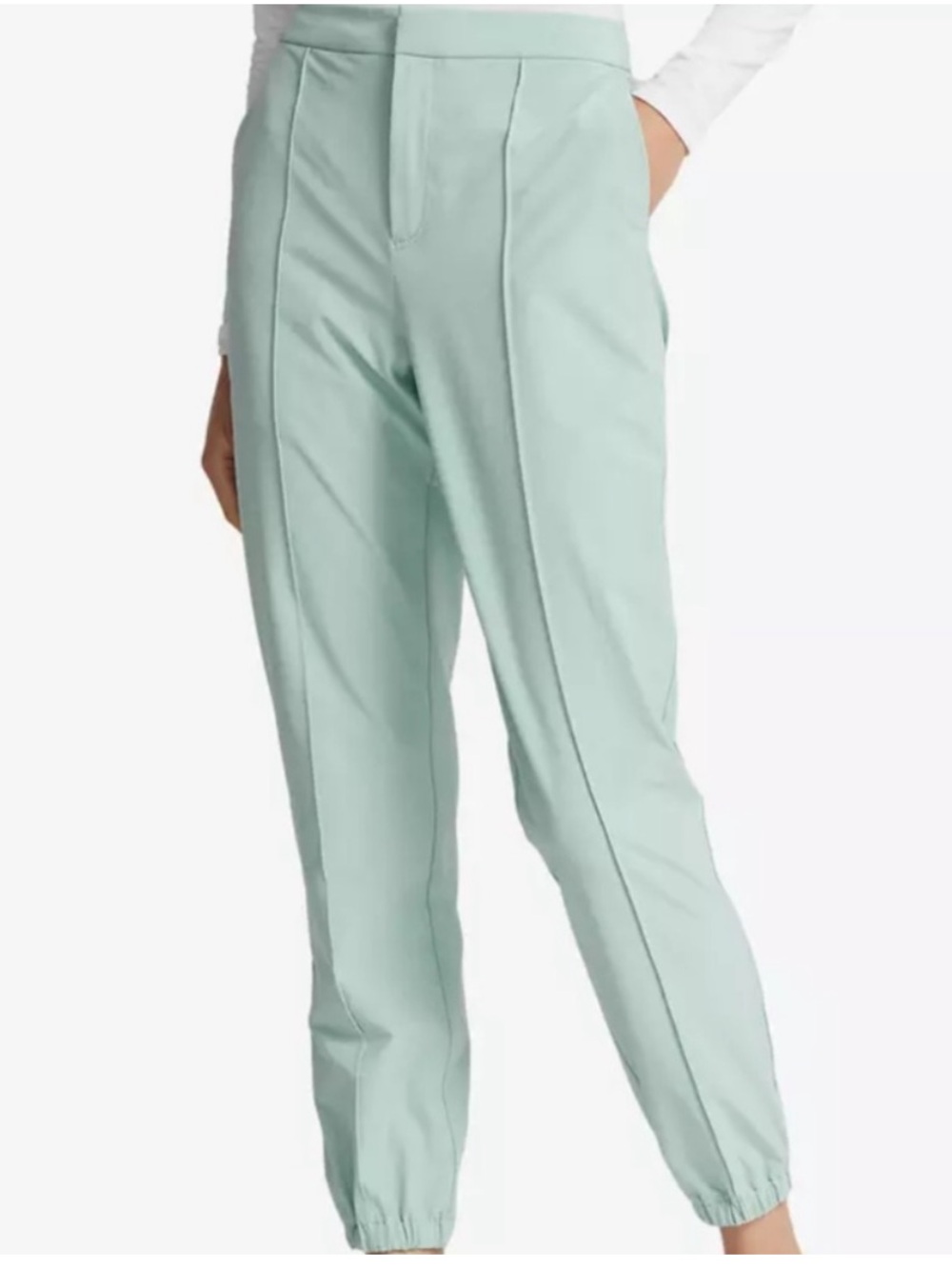 NWOT RLX Ralph Lauren Light Mint Green Eagle Golf Jogger Pants Size Small